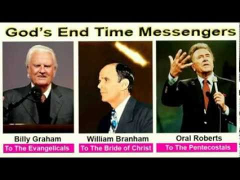 le messager Branham et Oral robert et Billy Graham